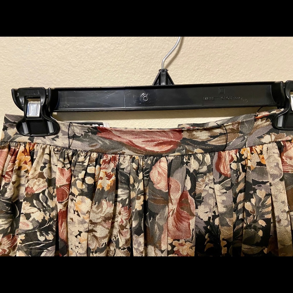 Vintage Floral Skirt Mr Beau by RL Davis 70s - Picture 3 of 10